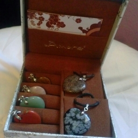 Amore semi-precious stone necklace collection