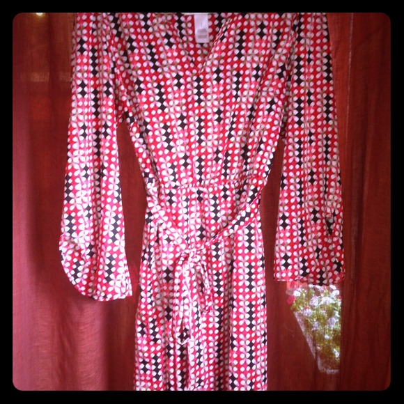 Tie waist dress.