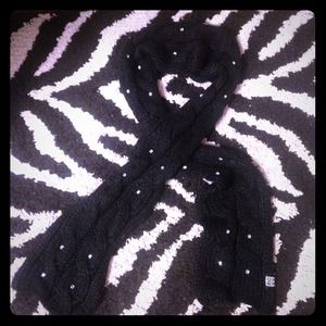 ROXY Knit Rhinestone Scarf