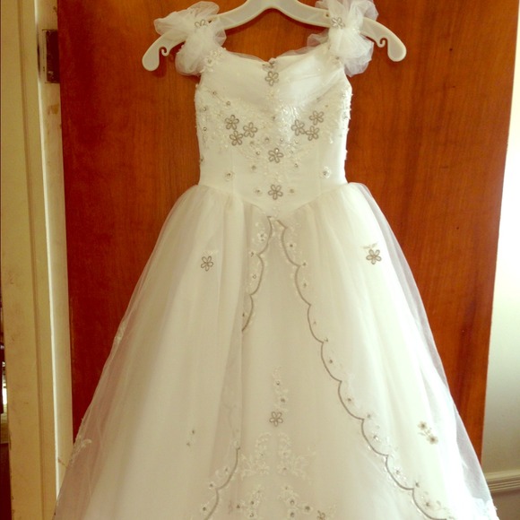 Girls White Dress