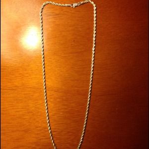 Sterling silver chain necklace
