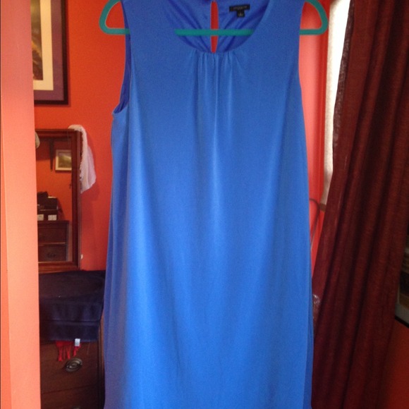 Ann Taylor office dress in blue