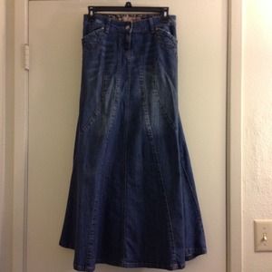 Candies mermaid style denim skirt