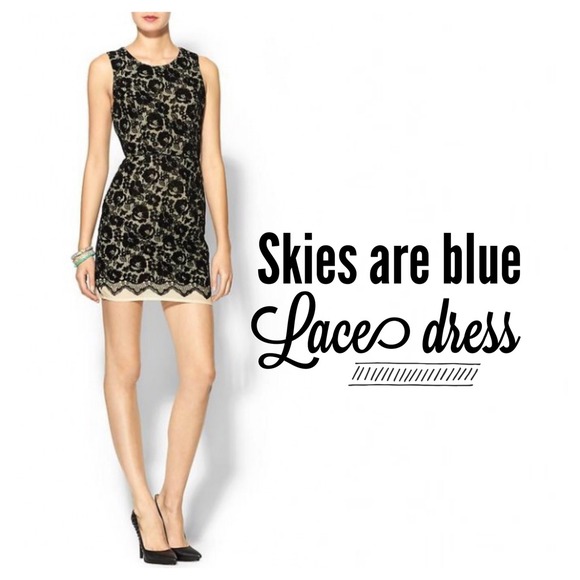 Velour lace dress (NWT, size S)