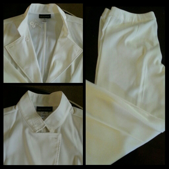 2pc. White Pantsuit - Picture 1 of 1