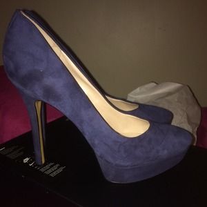 Navy Blue Nine West Heels