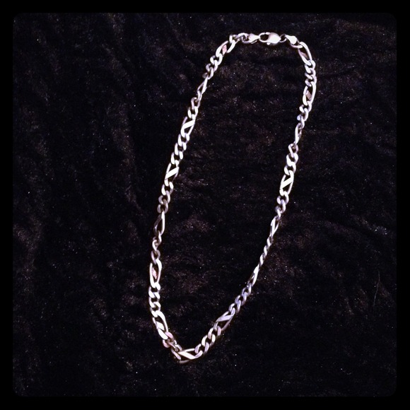 Stainless steel necklace.