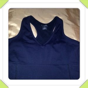 Black Sports racer back top