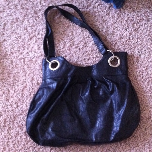 Large black purse