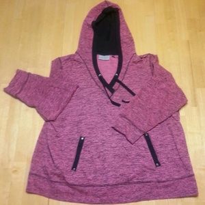 Hold for @violacp 1x/2x Pink & Black Hoodie