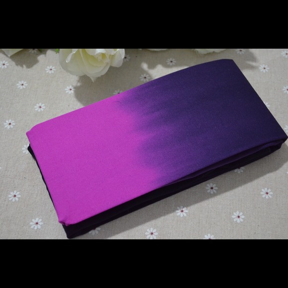Color gradual change ombré tights in purple - Picture 3 of 4