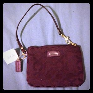 Authentic coach wristlet