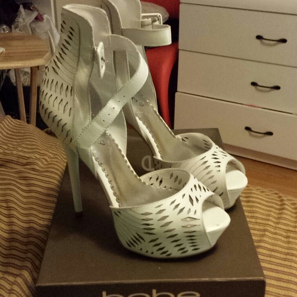 Bebe white  shoes