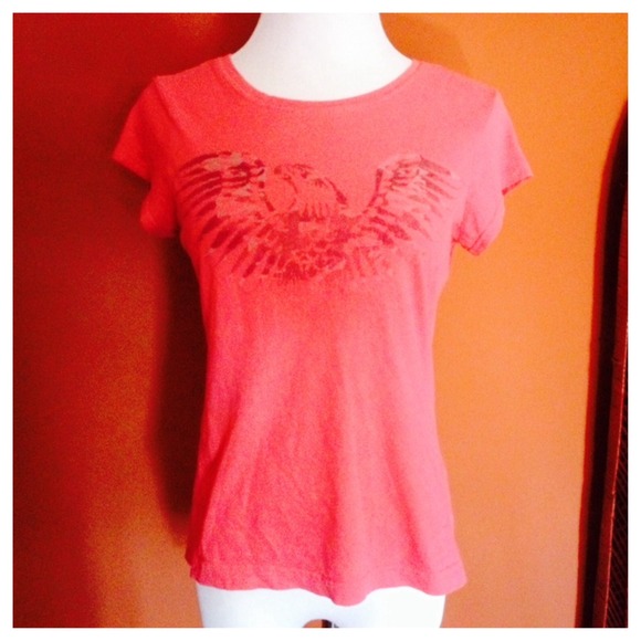 Eagle print tee