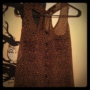 Leopard print tank