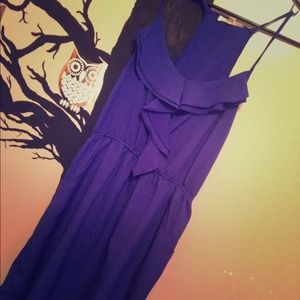 Blue casual/formal dress