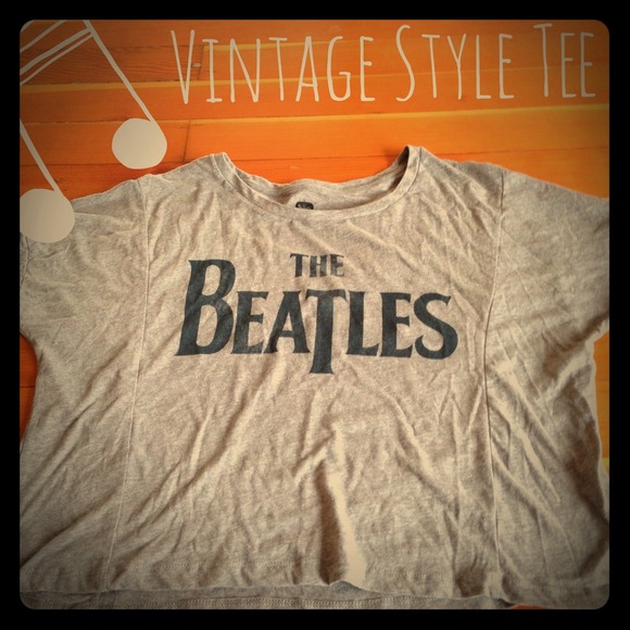 "The Beetles" vintage style tee