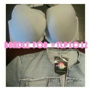 BUNDLE 38G Bra & Jean Jacket
