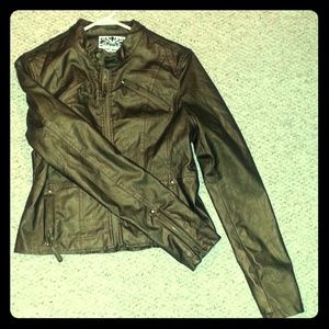 Vintage metallic brown jacket