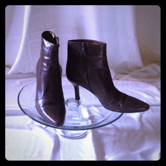 Brown booties