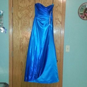 Shades of blue gown