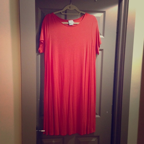 Great Orange Jersey Dress!!!!