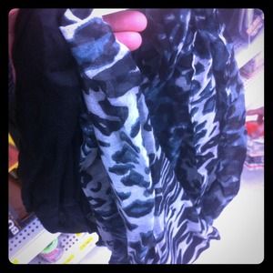 Scarf and gem necklace. SOLD!