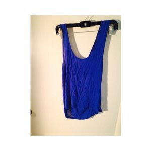 Blue tank top