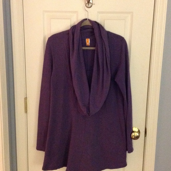 Lucy long-sleeve cowl neck tunic - Picture 1 of 1