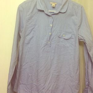 Super soft medium j crew blue button up