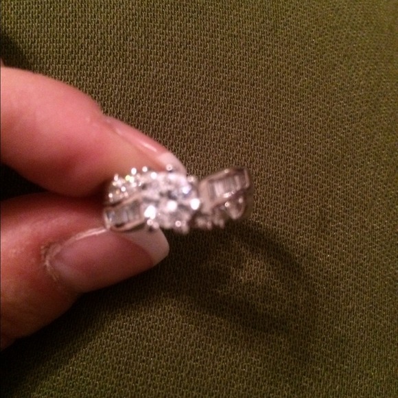 Cz ring sterling silver