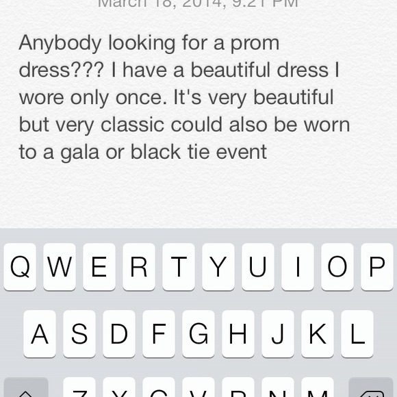 Prom dress