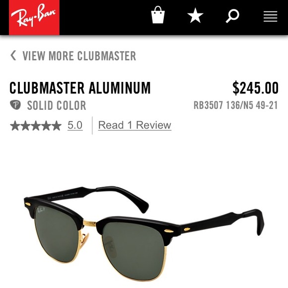 Ray Ban Clubmasters EUC