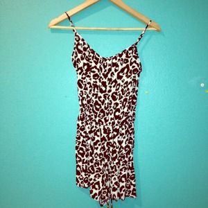black and white romper