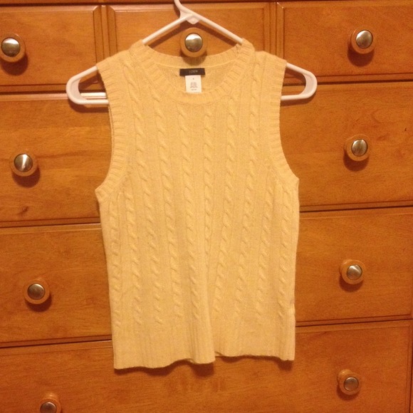 J. Crew cable knit sweater vest