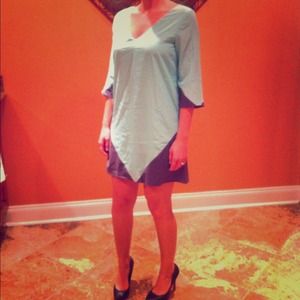 Dresses & Skirts - Mint and grey shift dress Dresses & Skirts - Mint and grey shift dress