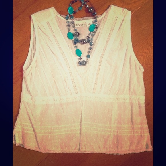 Cream colored top