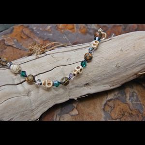 Colorful gemstone bracelet