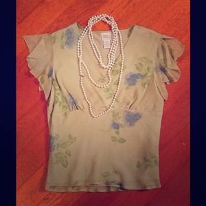 Light green romantic top