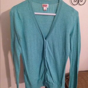 Turquoise cardigan SOLD‼️