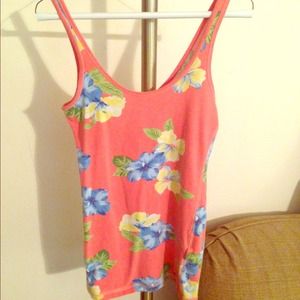 Floral tank too