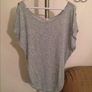 Sparkly gray sweater