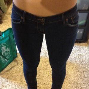 Abercrombie kids dark wash jean jeggings