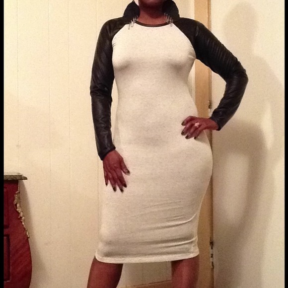 Light gray dress