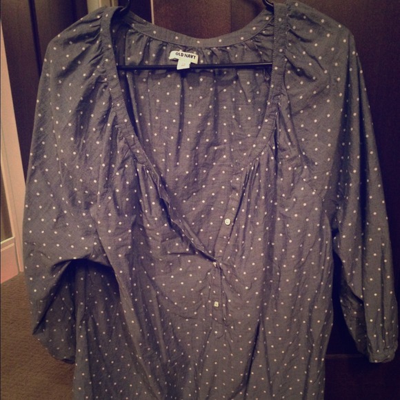 💜💜 SOLD! 💜💜Chambray top from Old Navy