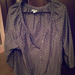 💜💜 SOLD! 💜💜Chambray top from Old Navy