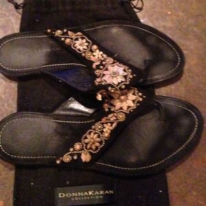 Donna Karan slip ons