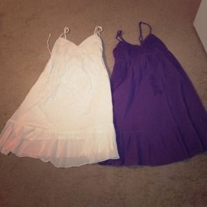 ❤️white and purple dress💜BUNDLED!!