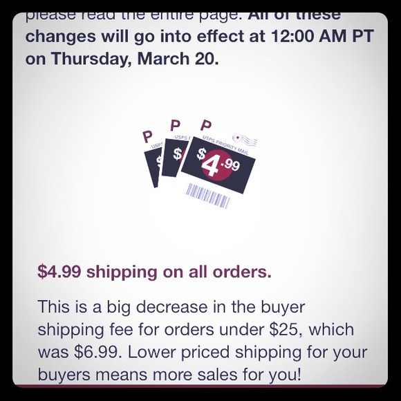 New posh shipping and commission rules !