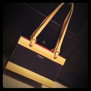 Adorable box-styled Kate Spade handbag!